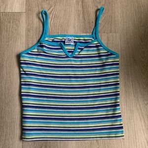 vintage BILLABONG striped tank🏄‍♀️